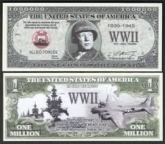 A funny thing happened on the way to a world of cryptocurrencies and mobile payments. World War Ii With General Patton Million Dollar Bill Lot Of 2 Ebay