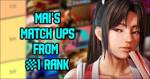 Number 1 ranked Street Fighter 6 player shares early Mai match up chart  after taking her to the top