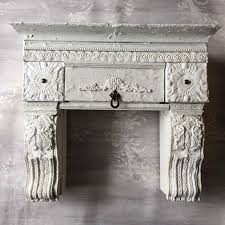 100均diy セリアの木材や箱などを材料にマントルピース風の収納棚を作ってみました アンティーク 棚 100均 diy インテリア イギリス インテリア