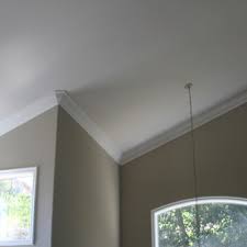 If necessary, add crown molding to define where the walls end and the ceiling begins. Vaulted Ceiling Crown Moulding Houzz