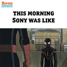 Tons of awesome miles morales logo wallpapers to download for free. Miles Morales Spiderman Gif By Screenjunkies Find Share On Giphy