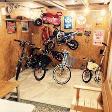 部屋全体 バイクを楽しむ家 バイク好き バイクガレージ 自転車置き場 などのインテリア実例 2016 11 23 18 44 08 roomclip ルームクリップ バイクガレージ ガレージのアイデア ガレージ