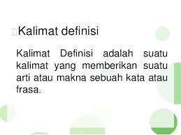 Qiyamul lail secara bahasa dapat diartikan menghidupkan malam. Bahasa Indonesia Sma Kelas X Semester 1 Kalimat Deskripsi Definisi