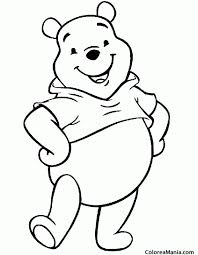 Colorear Winnie The Pooh Da Un Paso De Baile Animales De La Selva Dibujo Para Colorear Gratis