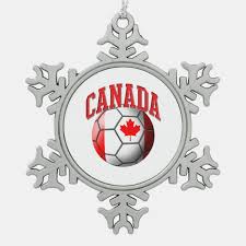 May 27, 2021 · toronto, canada—canada soccer announced it's roster today ahead of the women's national team's two international friendlies against the czech republic and brazil in cartagena, spain this june as they continue to prepare for the 2020 tokyo olympic games. Flag Of Canada Soccer Ball Snowflake Pewter Christmas Ornament Zazzle Com Canada Soccer Soccer Ball Christmas Ornaments