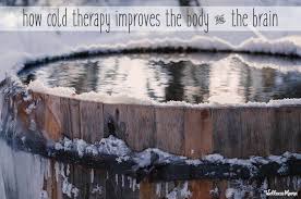 Getting out of the ice bath. Ice Bath Benefits For Brain And Body Wellness Mama