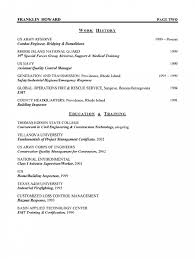 foreman resume