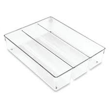 They nest inside of each other. Idesign Linus Deep Drawer Utensil Organizer Bed Bath Beyond