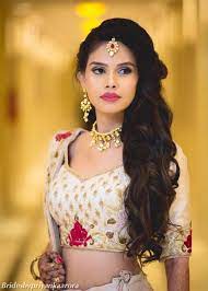 One Side Hairstyle Indian Hairstyles Open Hairstyles Indian Wedding Hairstyles