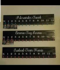 Cute Kids Photo Board Idea Like Marking A Growth Chart On