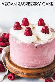 Raspberry Vegan Cake Recipe Raspberry Recipes Vegan Cake Recipes Vegan Desserts