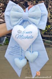 Michele Fiocco Con Dedica Il Fiocco Nascita Di Michele E Il Top Dei Modelli Nascita Nascita Del Bambino Fiocchi Neonato