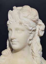 Sold at Auction: Pasquale Romanelli, Pasquale Romanelli (1812-1887), Marble  Bust of America