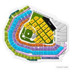 phish net seating numbers in turf section at fenway