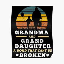 Grandparents day 2020 is sunday, september 13! Grandparents Day Gift For Grandfather Vintage Sunset Grandpa Grandson Bond Design Best Gift For Grandpa Poster By Oneandhalf Redbubble