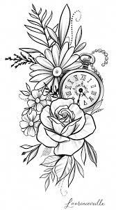 Your Tattoo Is Gone Without A Trace In 60 Days Watch Tattoo Design Floral Tattoo Design Watch Tattoos