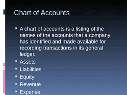 Charts Of Accounts Accounting Ppt Powerpoint