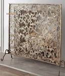 Vintage fireplace screen