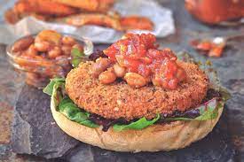Quorn Meatless Vegan Spicy Patties With Bbq Beans Recipe Quorn Vegan Quorn Spicy Burger