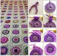 Motifli Orgu Battaniye Yapilisi Crochet Home Crochet Blanket Granny Square Crochet