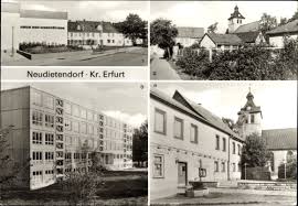 Buchen sie ihre ferienwohnung ganz schnell online. Ansichtskarte Postkarte Neudietendorf Nesse Apfelstadt Akpool De