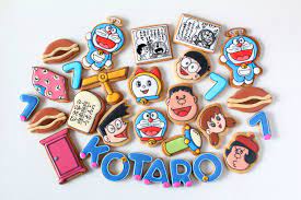 doraemon icing cookies ドラえもんのアイシングクッキー アイシングクッキー デコレーションクッキー アイシング