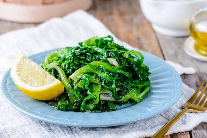 Boiled Wild Greens