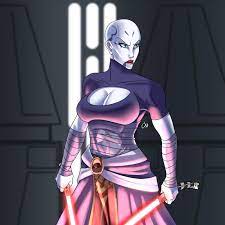 Asajj Ventress art by FiftyCalvinArt : rStarWars