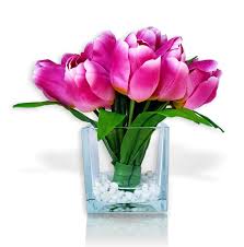 Amerique unique and gorgeous phalaenopsis orchid artificial plant, silk flowers with real touch leaves, with nursery pot, 2.5', white. Basik Nature Artificial Flowers Tulip Floral Arrangement In Vase Tulips Artificial Silk Flowers For Decoration Pink Silk Flower Arrangements