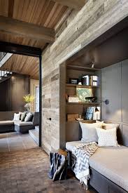 Modern rustic decor style is embracing rustic charm and warmth with modern amenities. Orcas Island Retreat By Deforest Architects Interior Design Rustic Seattle Interior Design Rustic Living Room