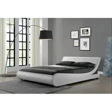 Karr Upholstered Low Profile Platform Bed In 2020 Curved Bed Curved Bed Frame Bed Frame