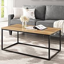 Foundstone Dorian Frame Coffee Table Wayfair Coffee Table Metal Living Room Coffee Table Rectangle