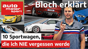Er fuhr in der stadt herum und gab mit seinem neuen sportwagen an … Veyron Co 10 Sportwagen Die Ich Nie Vergessen Werde Bloch Erklart 96 Auto Motor Und Sport Youtube