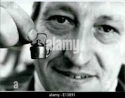 The word Time made from old metal letterpress letters Stock Photo