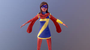 Willow wilson, and artists adrian alphona and jamie mckelvie, khan is marvel's first muslim character to headline her own comic book. Kamala Khan Miss Marvel 3d Model By Gustavo Corredeira Gustavo Corredeira C444858