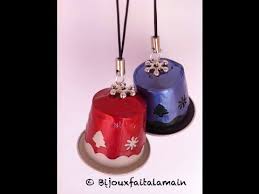 diy nespresso comment faire des cloches de noel nespresso basteln nespressokapseln basteln nespresso basteln kinder