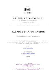 Suivez notre guide gratuit pour une lettre type et trouver un emploi. Http Www Assemblee Nationale Fr 11 Pdf Rap Info I2311 626 Pdf