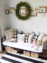 Choose one with storage drawers or a trundle bed underneath for even better use of space. Blog Cotton Stem Farmhouse Playroom Daybed Room Bedroom Furnishings