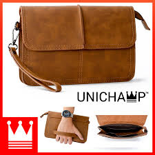 Stylish, cool, and comfortable leather backpacks for men and women. Unichamp Mc383 Man Classic Brown Cool Leather Hand Carry Clutch Bag Mwb Shopee Malaysia