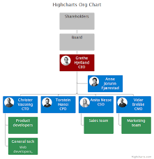 Organization Chart Highcharts