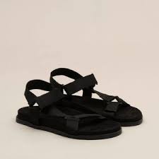 Sandalias Birken Acamurcado 37 Preto Sem Salto Sapatella
