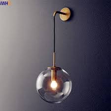italie design mur scone luminaire noir or chambre lampe de chevet lumiere miroir decoration de la maison lampes murales interieu lampen glaslampen wandleuchter