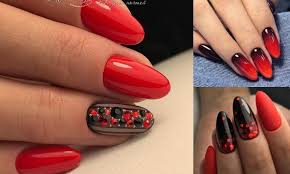 Modny Manicure W Czerwonych Odcieniach Galeria Najpiekniejszych
