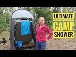 Portable Camping Shower System For Better Or Bikes Youtube Camping Shower Portable Camping Shower Shower Systems