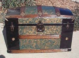 Steamer trunk restoration project, remove mildew odor, secure old labels and learn how to restore an old steamer trunk in a few simple steps. Images Antique Trunks Google Search Antique Trunk Antique Steamer Trunk Vintage Trunks