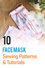 There is also a link to download and print the pattern. 10 Face Mask Sewing Patterns And Tutorials Free Sew My Place