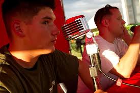 Lance Cpl. Brock Gaul, left, and Cpl. Clayton Rogers,