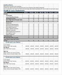 Profit Loss Statement Example Lovely Sample Profit Loss Statement 8 Examples In Pdf Excel Profit And Loss Statement Statement Template Business Budget Template