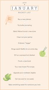 A list of 6 titles. It S Not Too Late To Have A Great Month With This January Bucket List Fallbucketlist January Bucket List C Bucket List Journal Winter Bucket List Bucket List