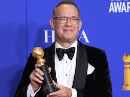 Tom hanks poses in the press room of the 77th golden globes awards at the beverly hilton hotel in beverly hills, california on jan. Tom Hanks Thanked 5 Kids In Golden Globes 2020 Acceptance Speech